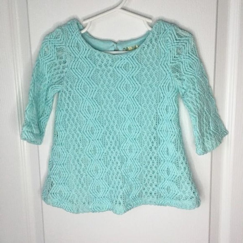 Genuine Kids 12m OshKosh Blue layered Lace Dress